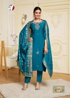 Vastra Vol 4 By Af Roman Silk Designer Kurti With Bottom Dupatta Wholesale Shop In Surat
